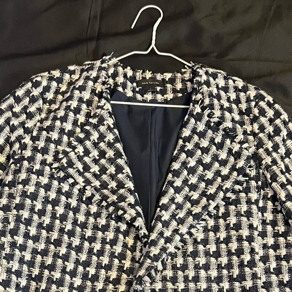 Ann Taylor Tweed Open Front Jacket - Picture 2 of 7